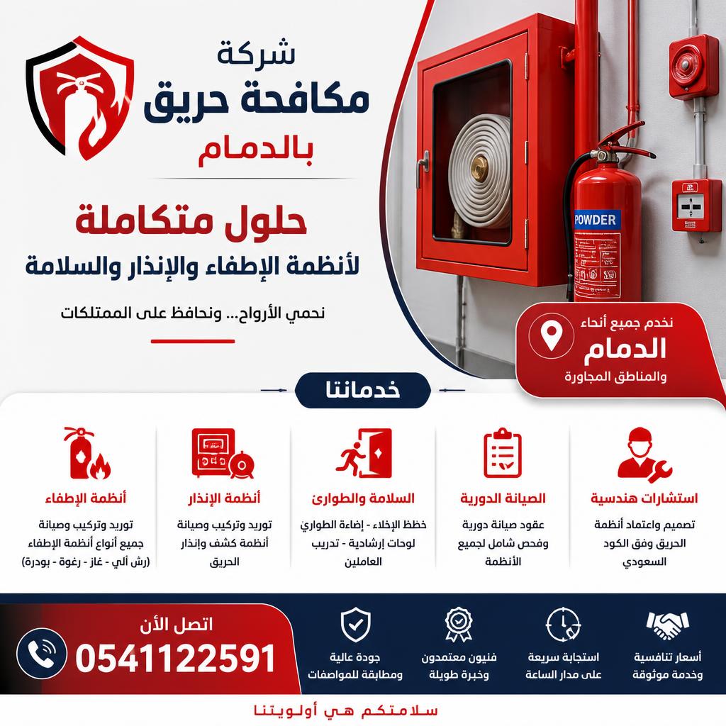 شركة مكافحة حريق بالدمام